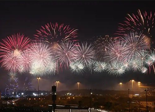 鄢陵县焰火晚会